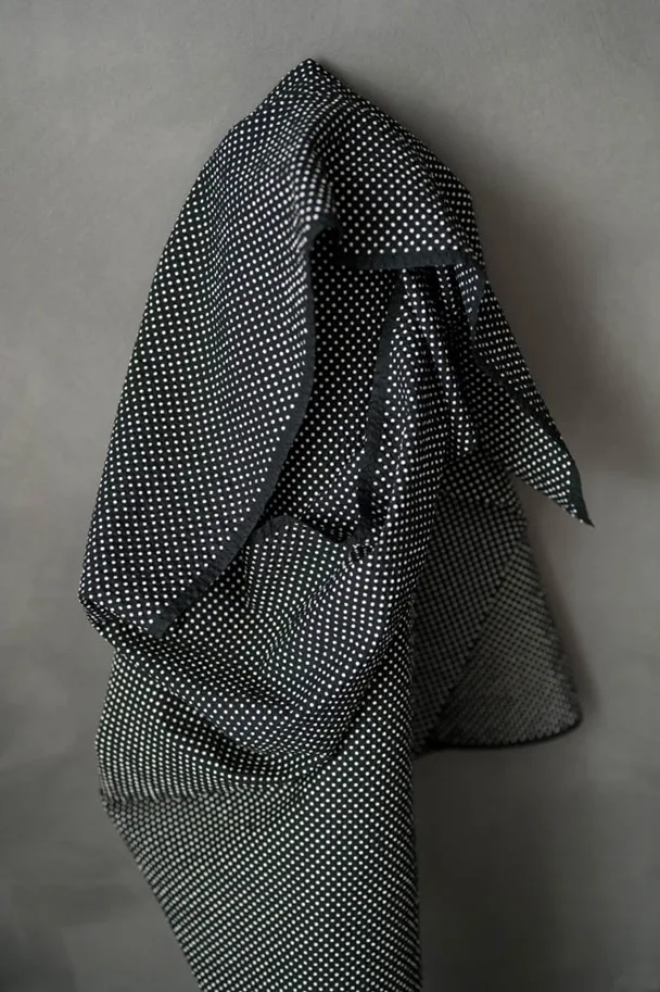 Cotton Seersucker - Moyo Black