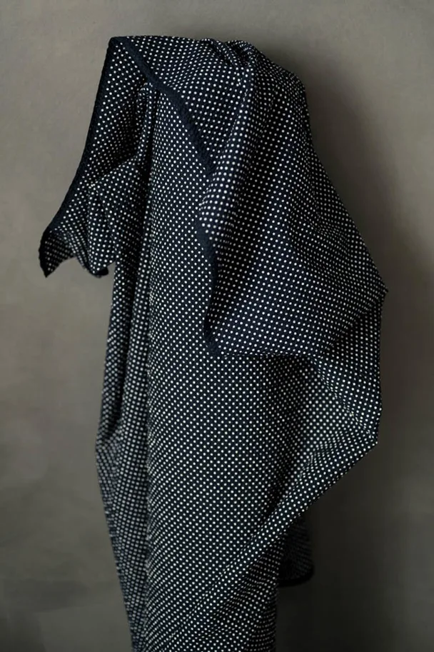 Cotton Seersucker - Moyo Navy