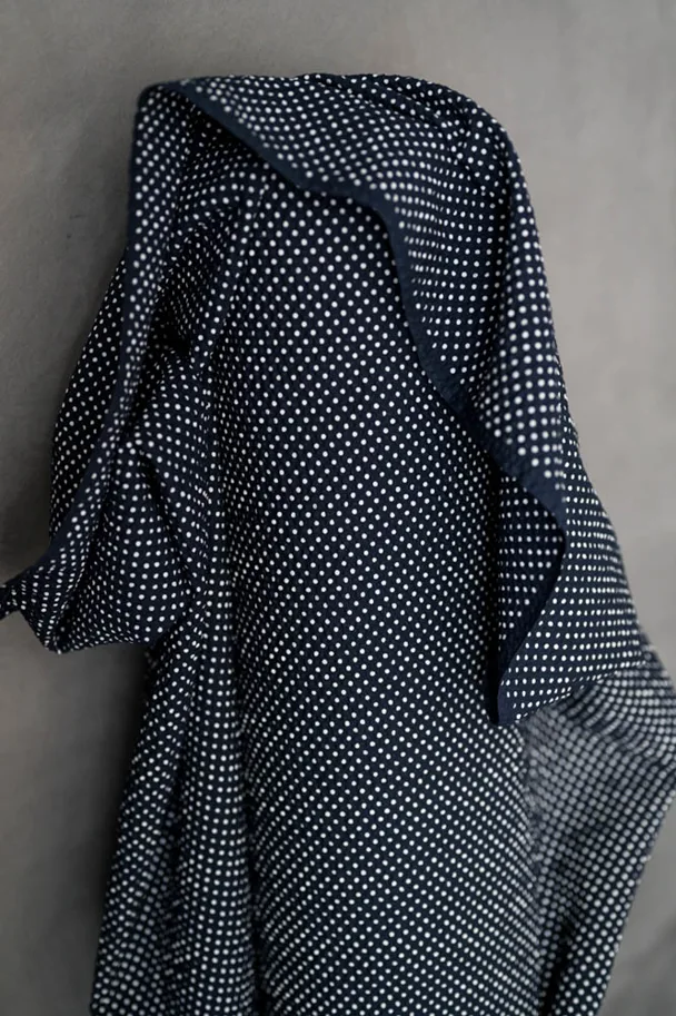 Cotton Seersucker - Moyo Navy