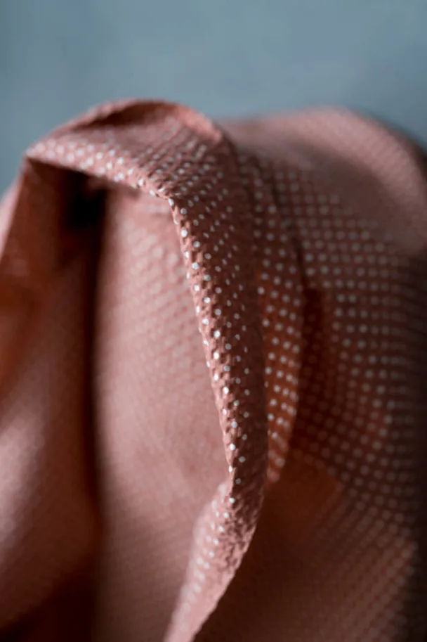 Cotton Seersucker - Moyo Pink