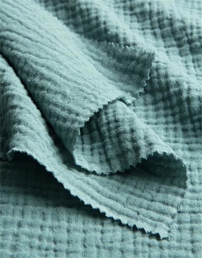 Bio Double Gauze - Uni Seagrass