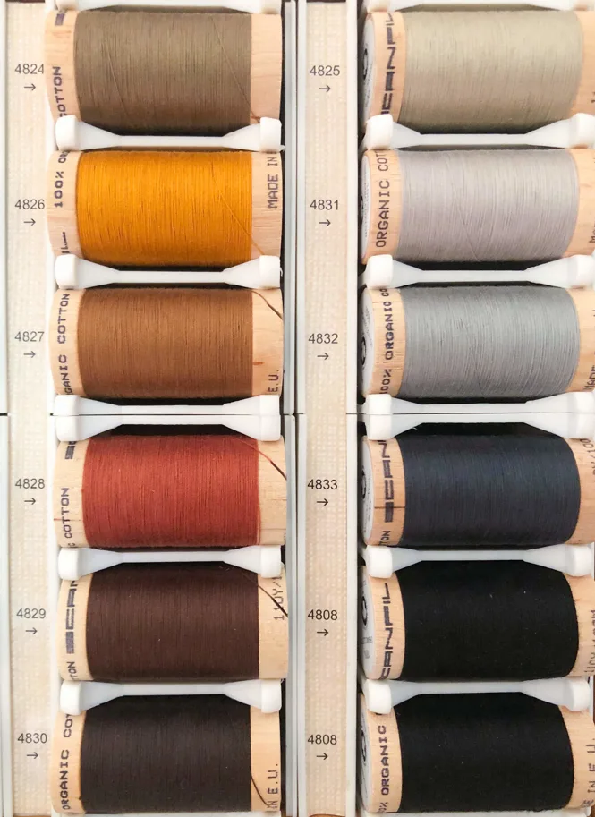 Bio Nähgarn Scanfil - Farbe deiner Wahl