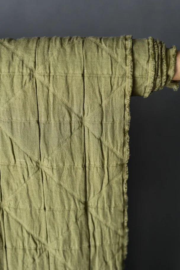 Quilted Jacquard Cotton - Rushes