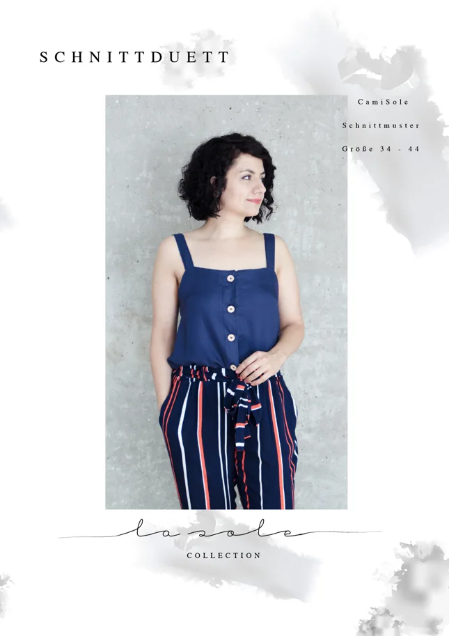 Trägertop CamiSole - Schnittduett Sewing Pattern (German)