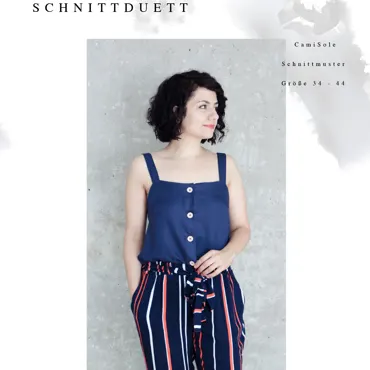 Trägertop CamiSole - Schnittduett Sewing Pattern (German)