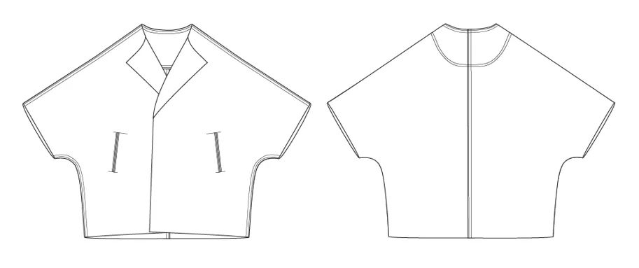 Chateau Coat - The Sewing Workshop Schnittmuster (Englisch)