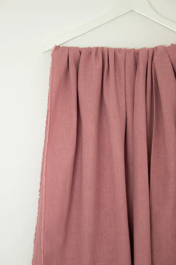 Ramie Stonewashed - Old Rose