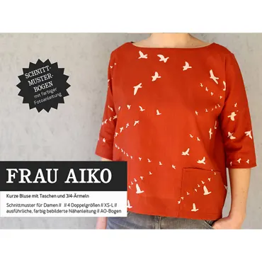 Frau Aiko Bluse - Studio Schnittreif Sewing Pattern (German)