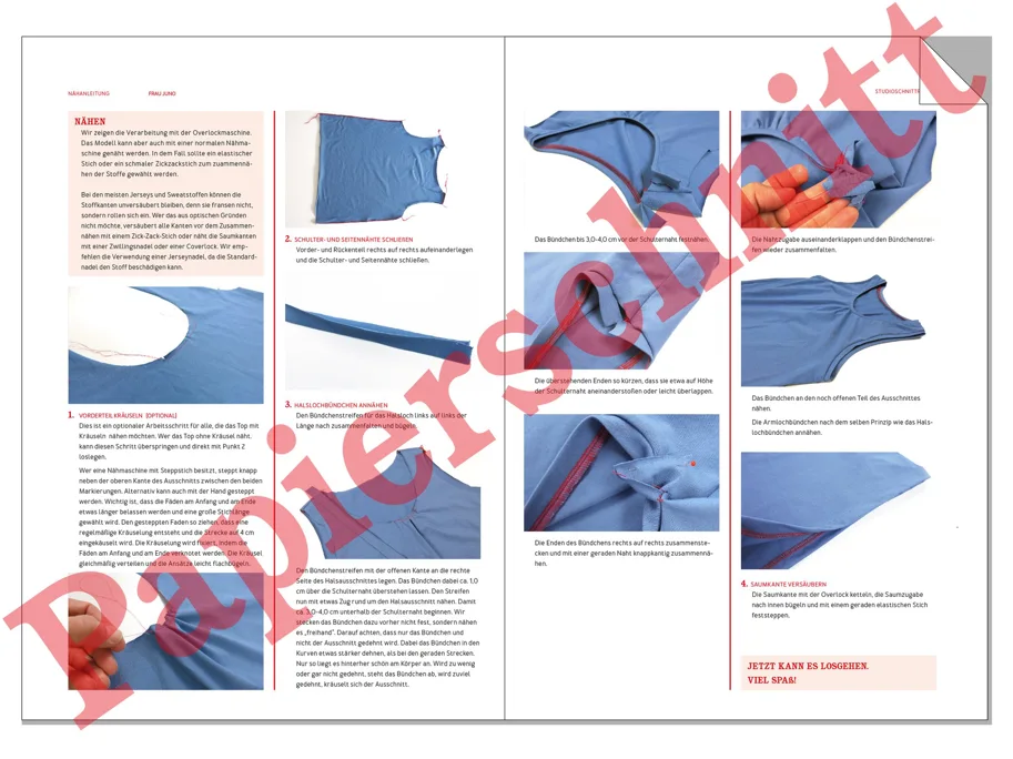 Frau Juno Top - Studio Schnittreif Schnittmuster