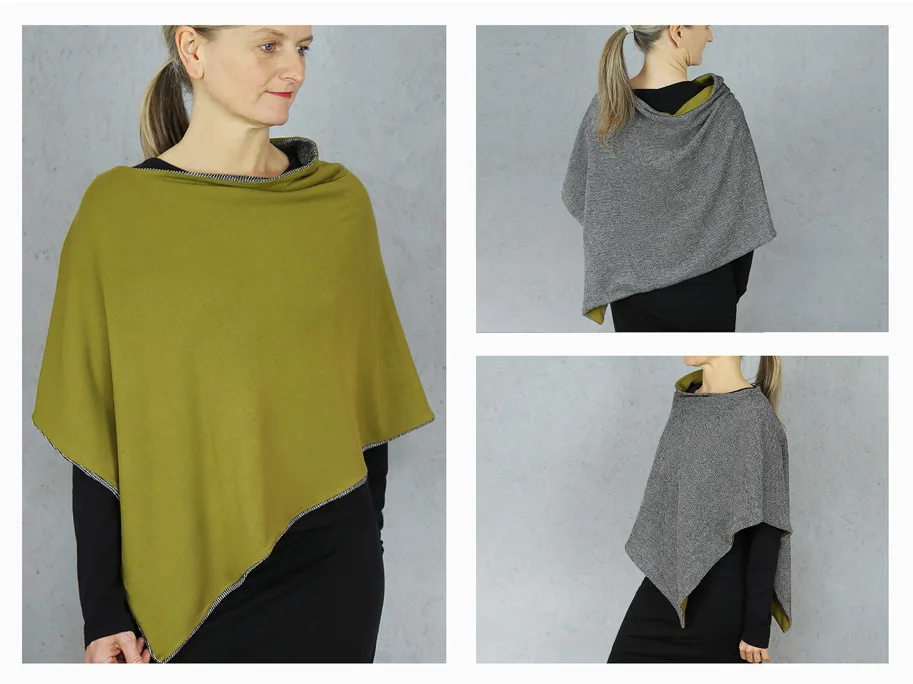 Frau Penny Poncho - Studio Schnittreif Schnittmuster
