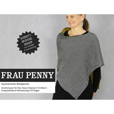 Frau Penny Poncho - Studio Schnittreif Sewing Pattern (German)