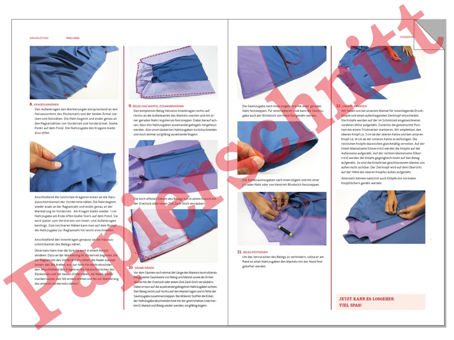 Frau Linda Mantel - Studio Schnittreif Sewing Pattern (German)