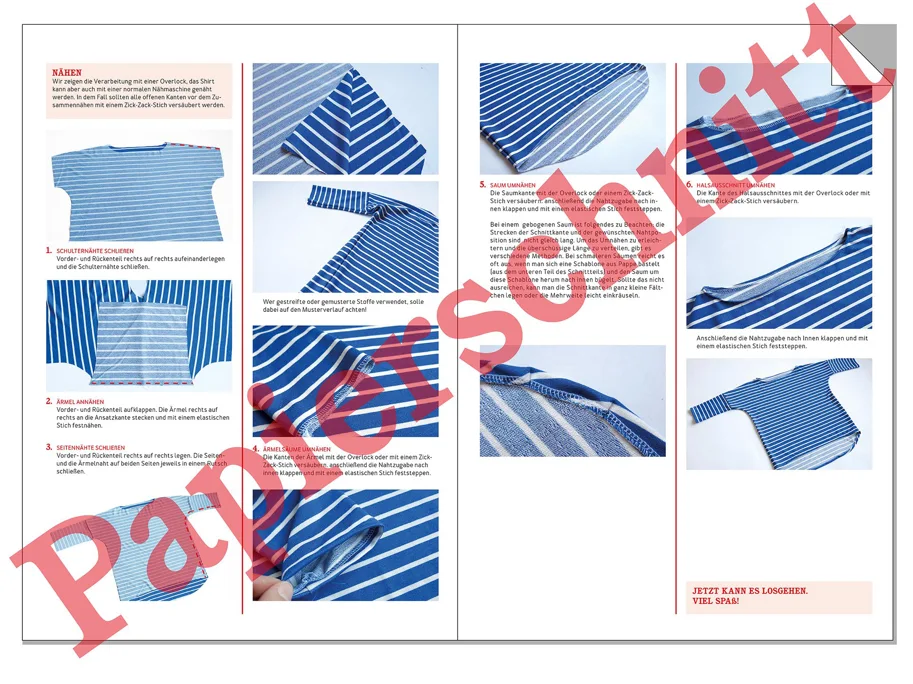 Karla Shirt - Studio Schnittreif Sewing Pattern (German)