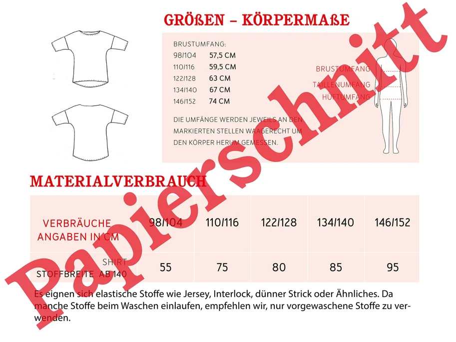 Karla Shirt - Studio Schnittreif Sewing Pattern (German)