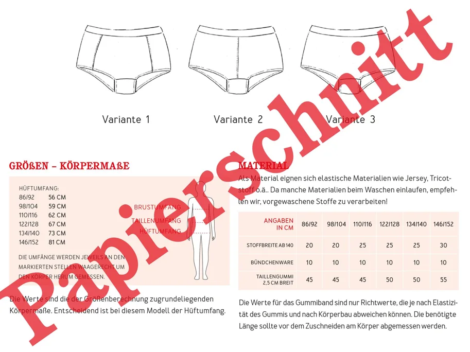Marla Panties - Studio Schnittreif Schnittmuster