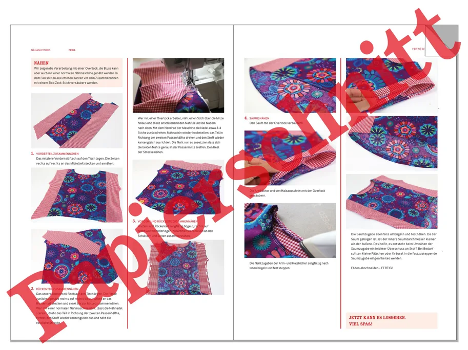 Frida Bluse - Studio Schnittreif Sewing Pattern (German)