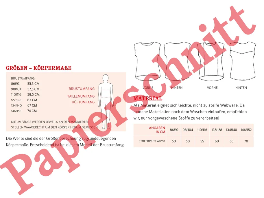 Frida Bluse - Studio Schnittreif Sewing Pattern (German)