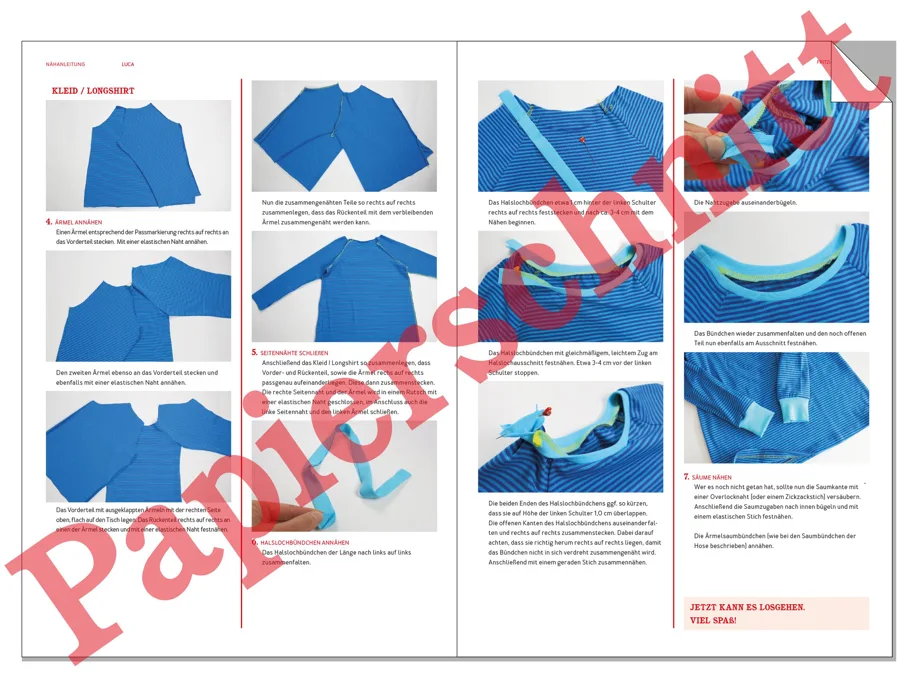 Luca Pijama - Studio Schnittreif Sewing Pattern (German)
