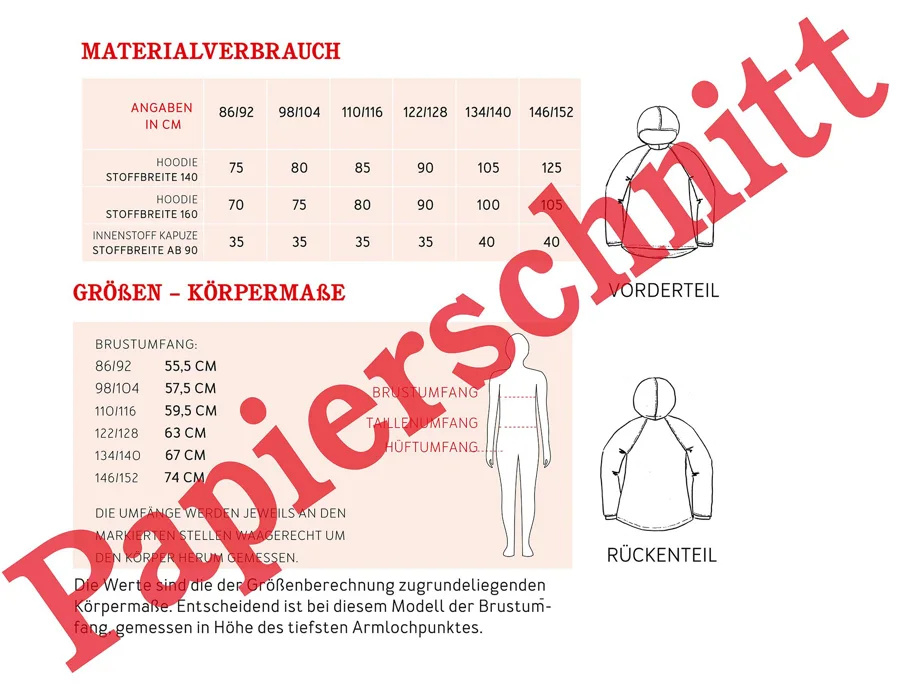 Toni Hoodie - Studio Schnittreif Schnittmuster