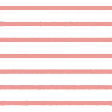 Organic Jersey - Stripes Living Coral