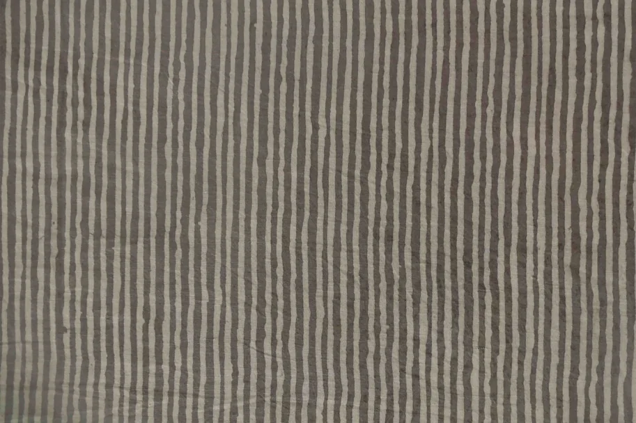 Indian Blockprint - Stripe Mud