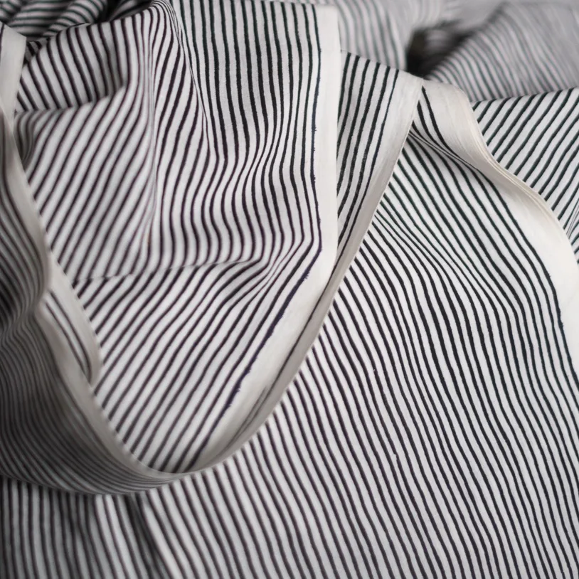 Bio Indian Blockprint - Lean Stripe Mono