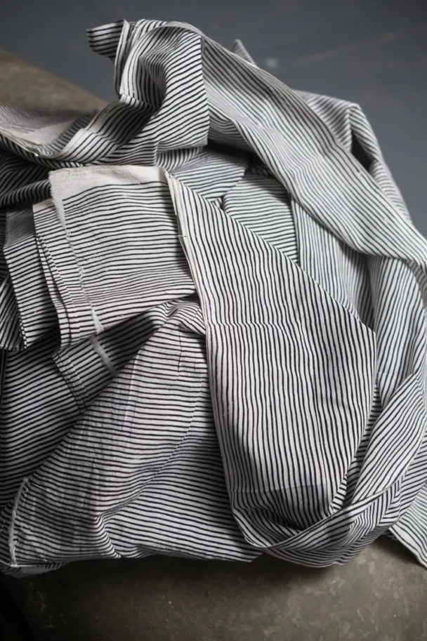 Bio Indian Blockprint - Lean Stripe Mono