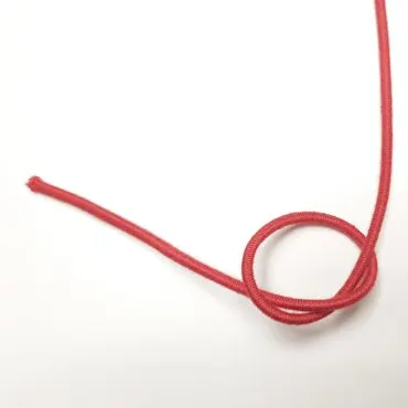 Bio Gummiband 2mm Rot