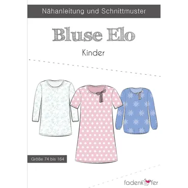 Bluse Elo Kinder - Fadenkäfer Sewing Pattern (German)