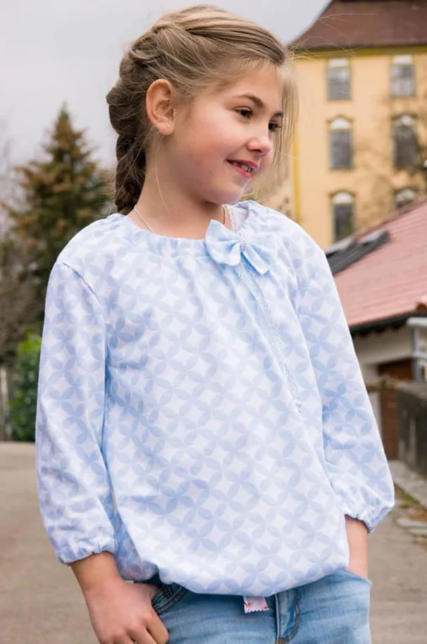 Bluse Elo Kinder - Fadenkäfer Schnittmuster