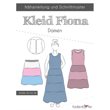 Kleid Fiona Damen - Fadenkäfer Sewing Pattern (German)