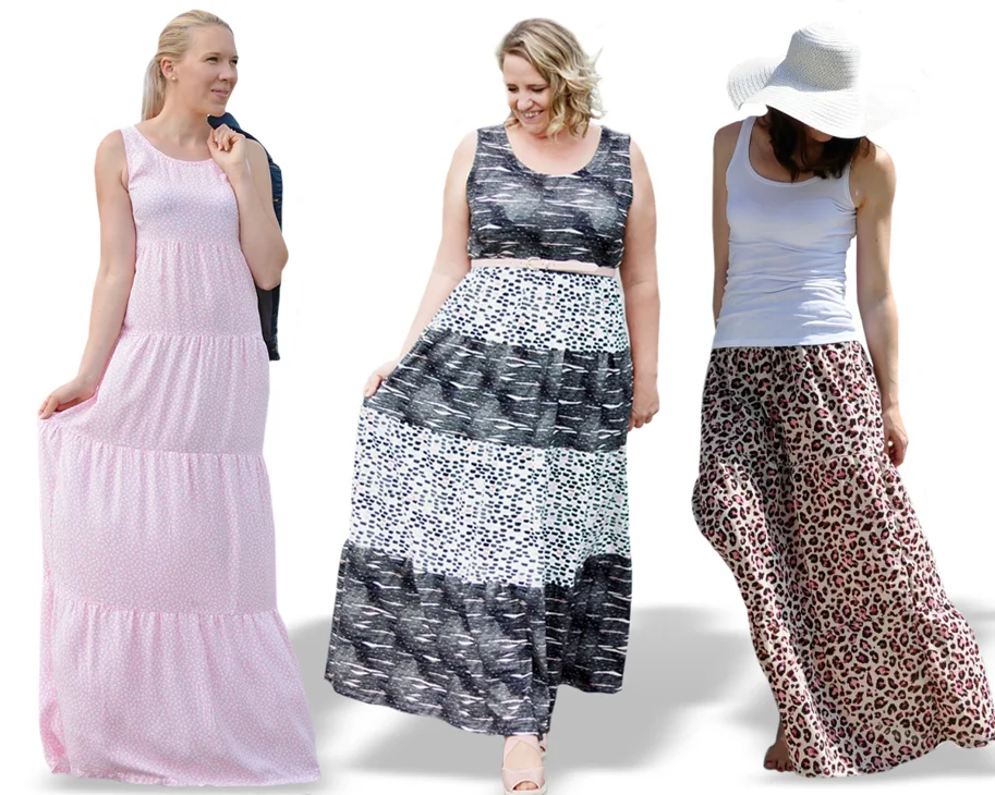 Kleid Fiona Damen - Fadenkäfer Schnittmuster