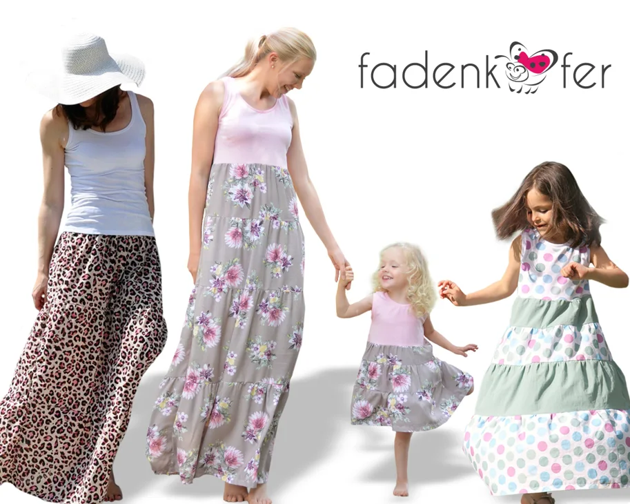 Kleid Fiona Kinder - Fadenkäfer Sewing Pattern (German)