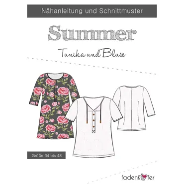 Tunika Summer Damen - Fadenkäfer Sewing Pattern (German)