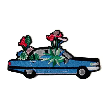 Cadillac in Bloom Bügelbild - Macon & Lesquoy Repair Patch