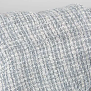 Leinen-Wolle - Old Blue Multi Check