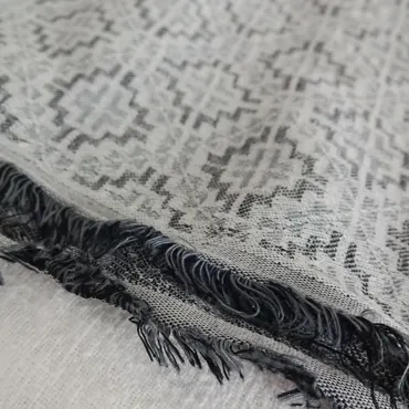 Bio Jacquard - Hmong Terril Gris Flou