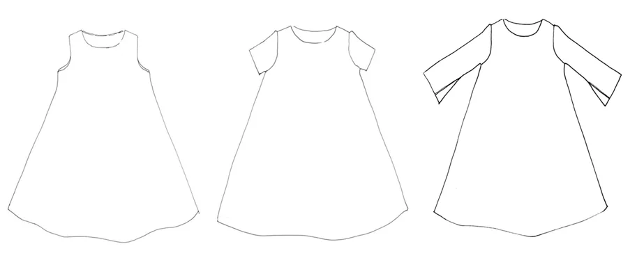 The Trapeze Dress - Merchant & Mills Schnittmuster (Englisch)