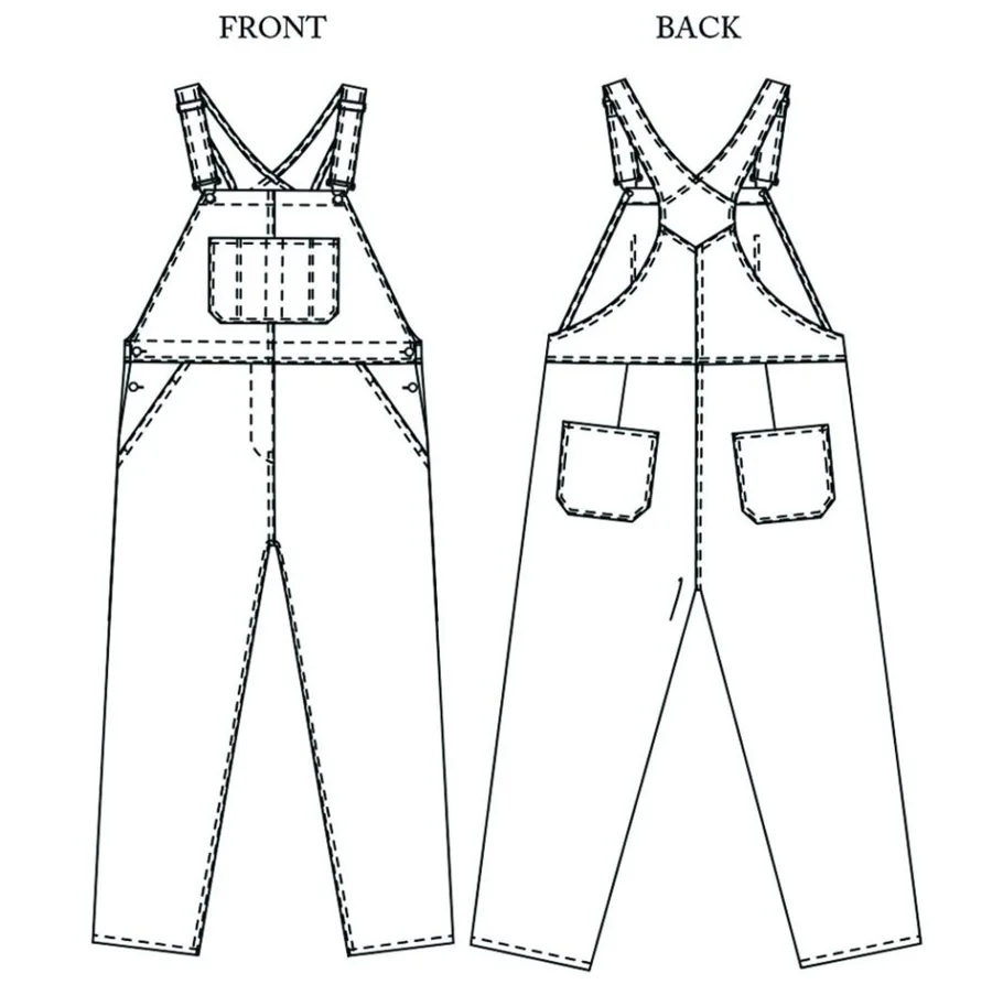 The Harlene Dungarees - Merchant & Mills Sewing Pattern (English)