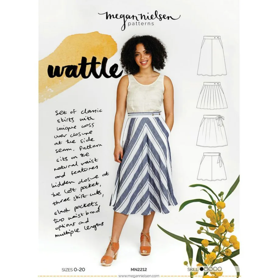 Wattle Skirt - Megan Nielsen Sewing Pattern (English)