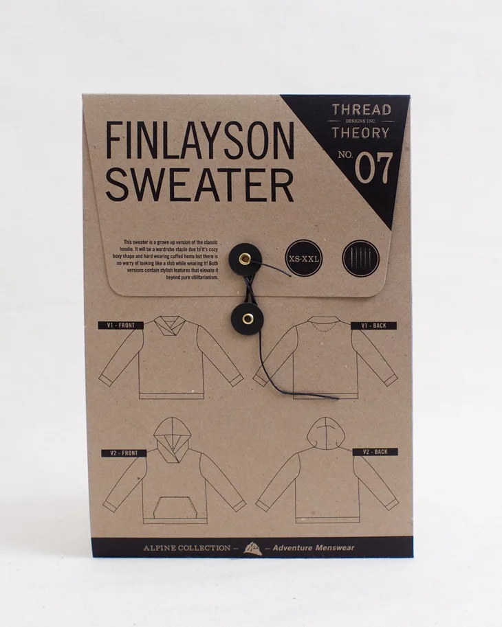 Finlayson Sweater - Thread Theory Sewing Pattern (English)
