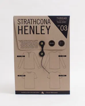 Strathcona Henley T-Shirt - Thread Theory Sewing Pattern (English)