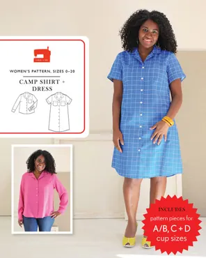 Camp Shirt and Dress - Liesl & Co. Sewing Pattern (English)