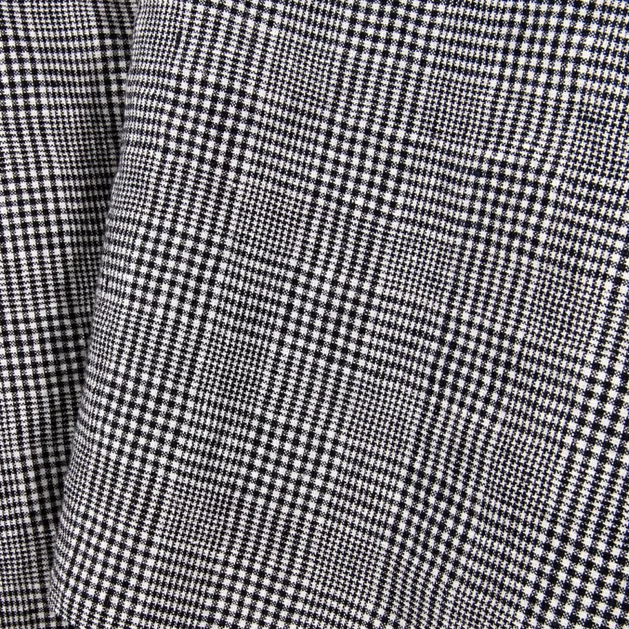 Linen-Wool - Glencheck Black
