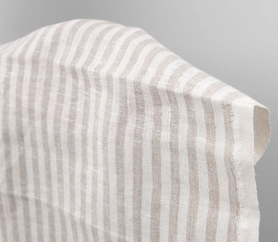 Leinen Tea Towel - Stripes Grey