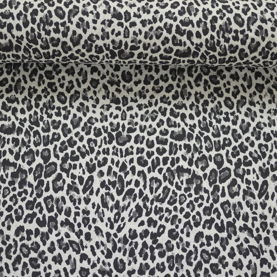 Leinen Washed - Snow Leopard