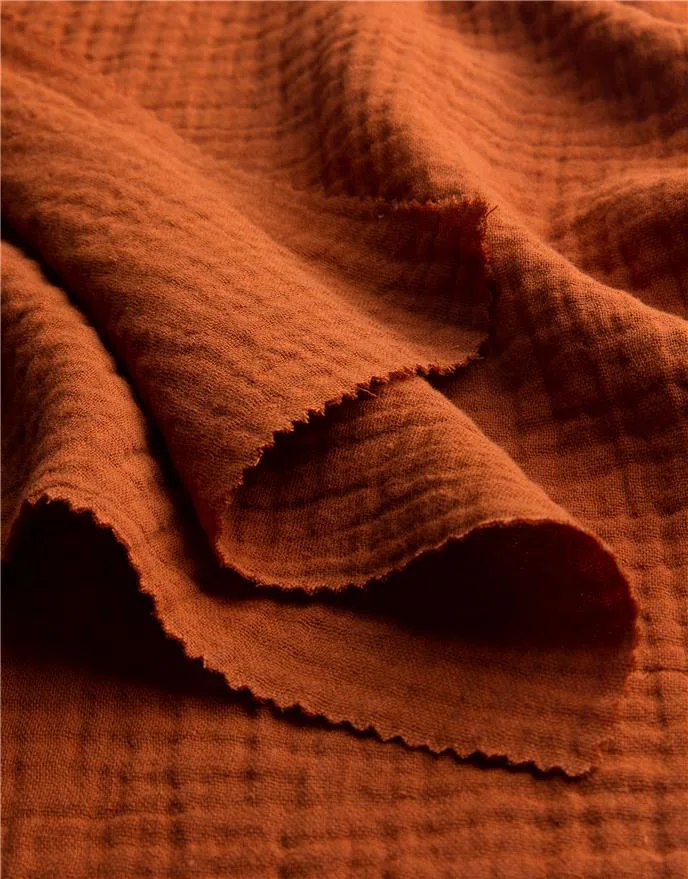 Organic Double Gauze - Plain Spice