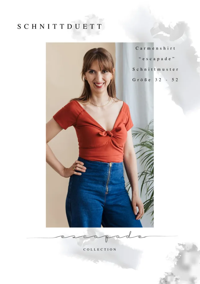 Carmenshirt Escapade - Schnittduett Sewing Pattern (German)