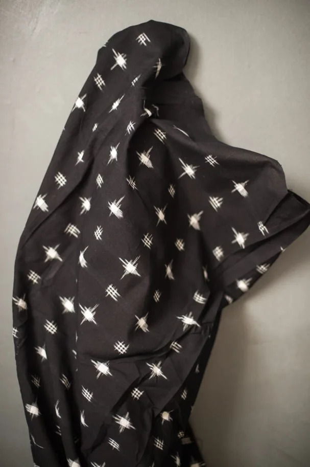 Indian Ikat - Cosmos Black
