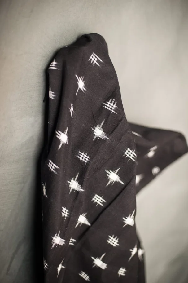 Indian Ikat - Cosmos Black